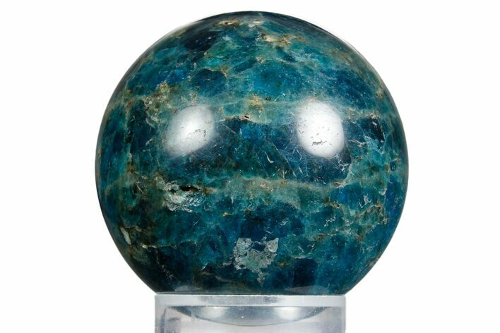 Bright Blue Apatite Sphere - Madagascar #334034